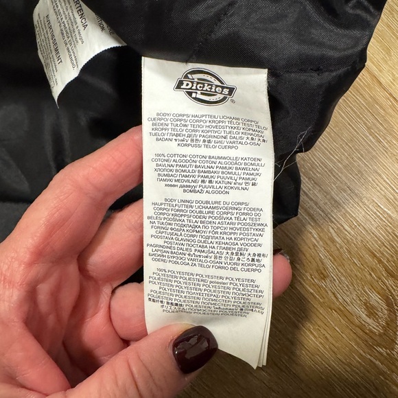 Dickies Men's Water Repellent Duck Hooded Shirt Jacket - Picture 12 of 12